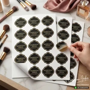 Pesonal Care Die Cut Label Stickers Sheets Designing Near Me Markson India