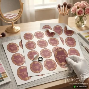 Pesonal Care Oval Label Stickers Sheets Designing Near Me Markson India