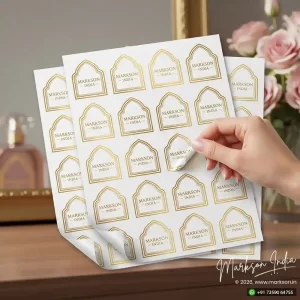 Premium Die Cut Label Stickers Sheets Designing Near Me Markson India