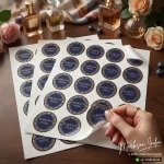 Premium Oval Label Stickers Sheets Designing Near Me Markson India