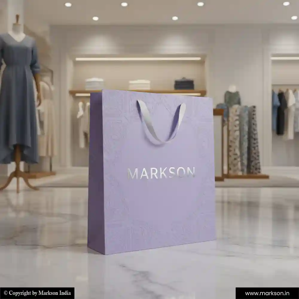 Top A4 Paper Bags with Ribbon Handle Latest Price Markson India