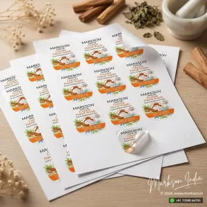 Top Die-Cut Label Stickers Sheets Latest Price Markson India
