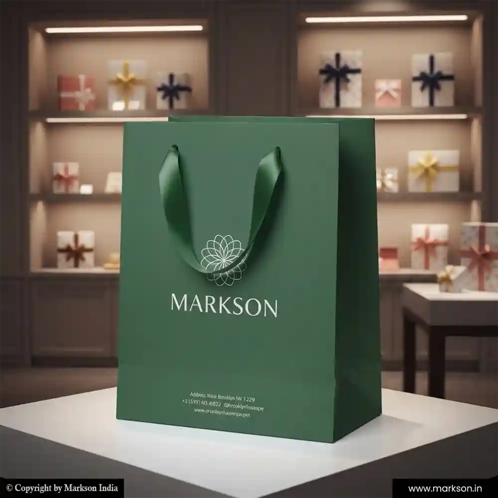 Top Gift Paper Bags with Ribbon Handle Latest Price Markson India