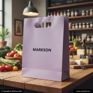 Top Plain Paper Bags with Die Cut Handle Latest Price Markson India