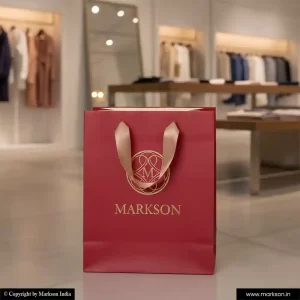Top Premium Design Paper Bags with Ribbon Handle Latest Price Markson India