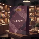 Printed Paper Bags With Die Cut Handle 4 Top Printed Paper Bags With Die Cut Handle Latest Price Markson India