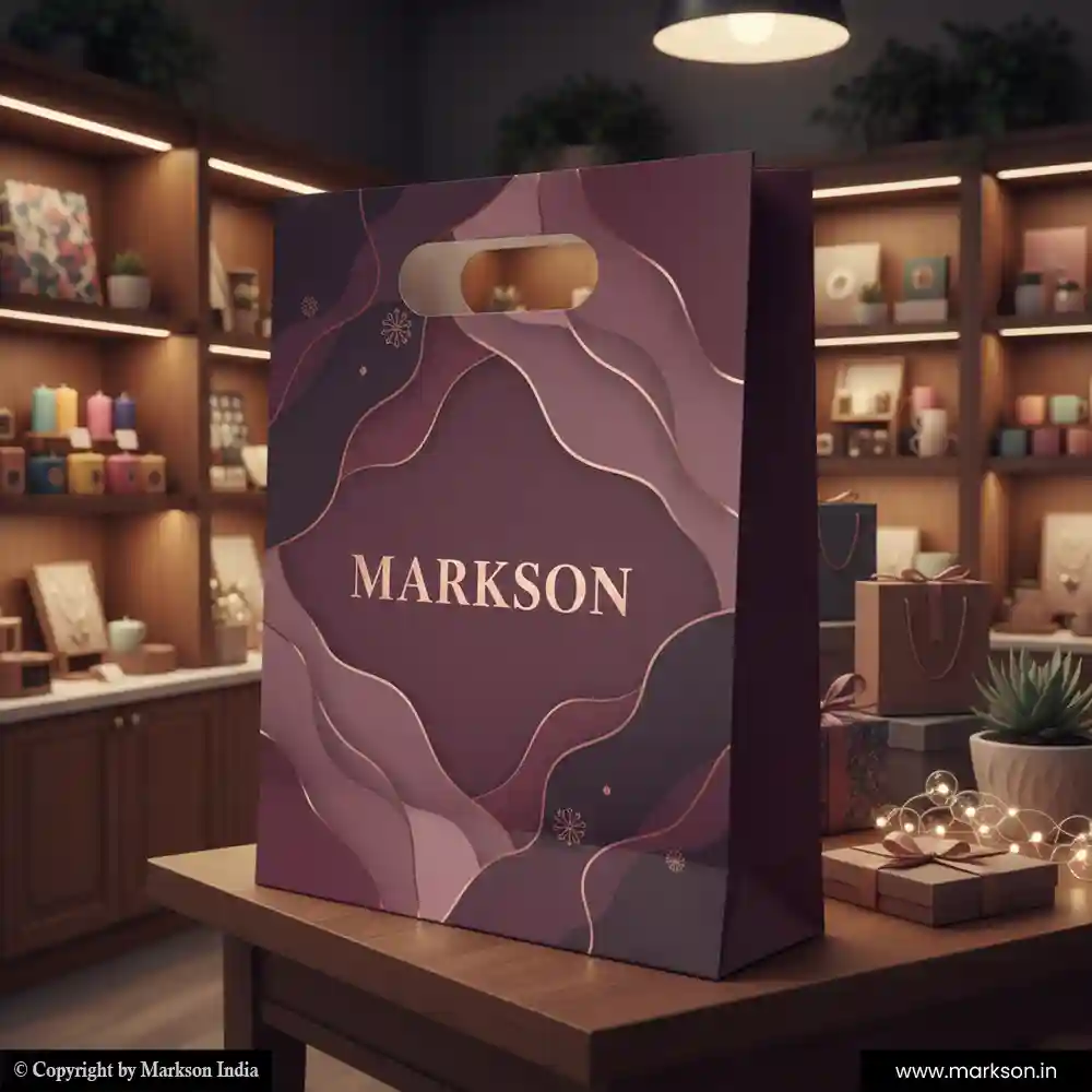 Top Printed Paper Bags with Die Cut Handle Latest Price Markson India