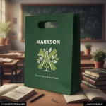 Personalised Paper Bags With Die Cut Handle 5 Unique Personalised Paper Bags With Die Cut Handle Mockup Design Markson India
