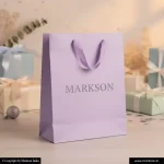Plain Paper Bags With Ribbon Handle 5 Unique Plain Paper Bags With Ribbon Handle Mockup Design Markson India