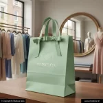 Shopping Paper Bags With Ribbon Handle 5 Unique Shopping Paper Bags With Ribbon Handle Mockup Design Markson India